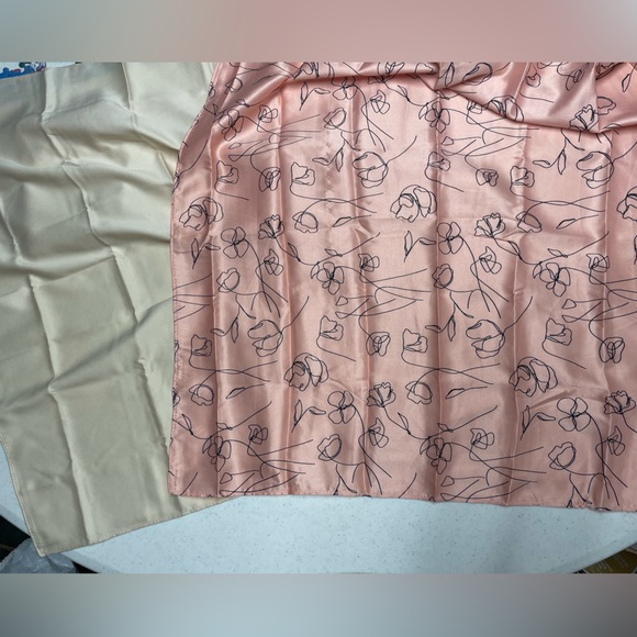 Lark & Ives Silk Satin Scarf Set - Picture 5 of 14